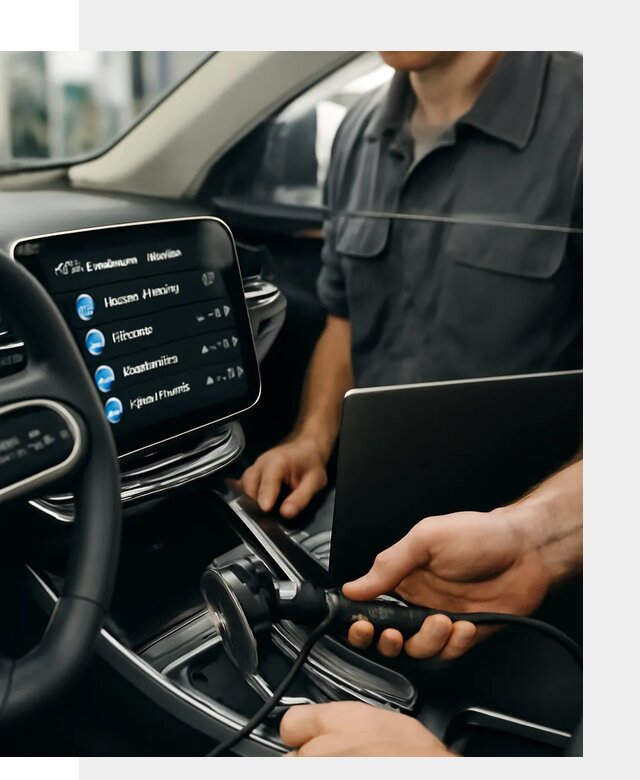 Установка приложений Geely для мультимедиа автомобиля в Севастополе