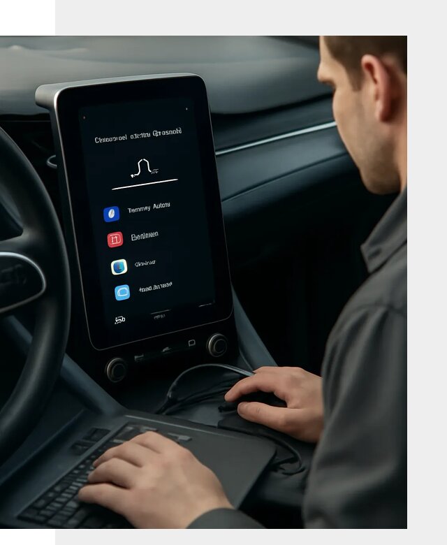Установка приложений Lynk Co на автомобиль в Севастополе
